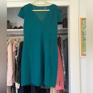 Express Emerald Green Work Dress